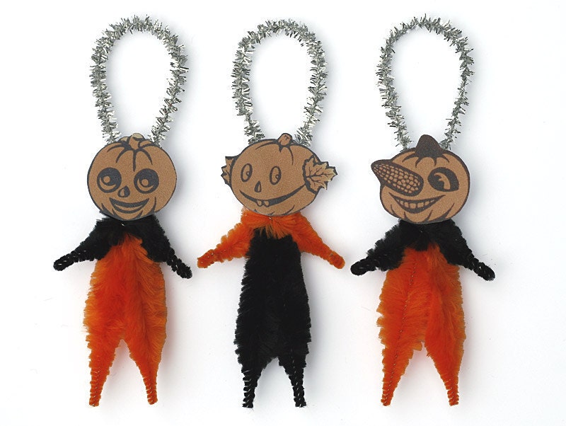 Primitive Halloween Decorations - Handmade Halloween Ornaments