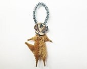 Yellow Lab Labrador Retriever Dog Ornaments - Set of Two - Dog Christmas Ornaments