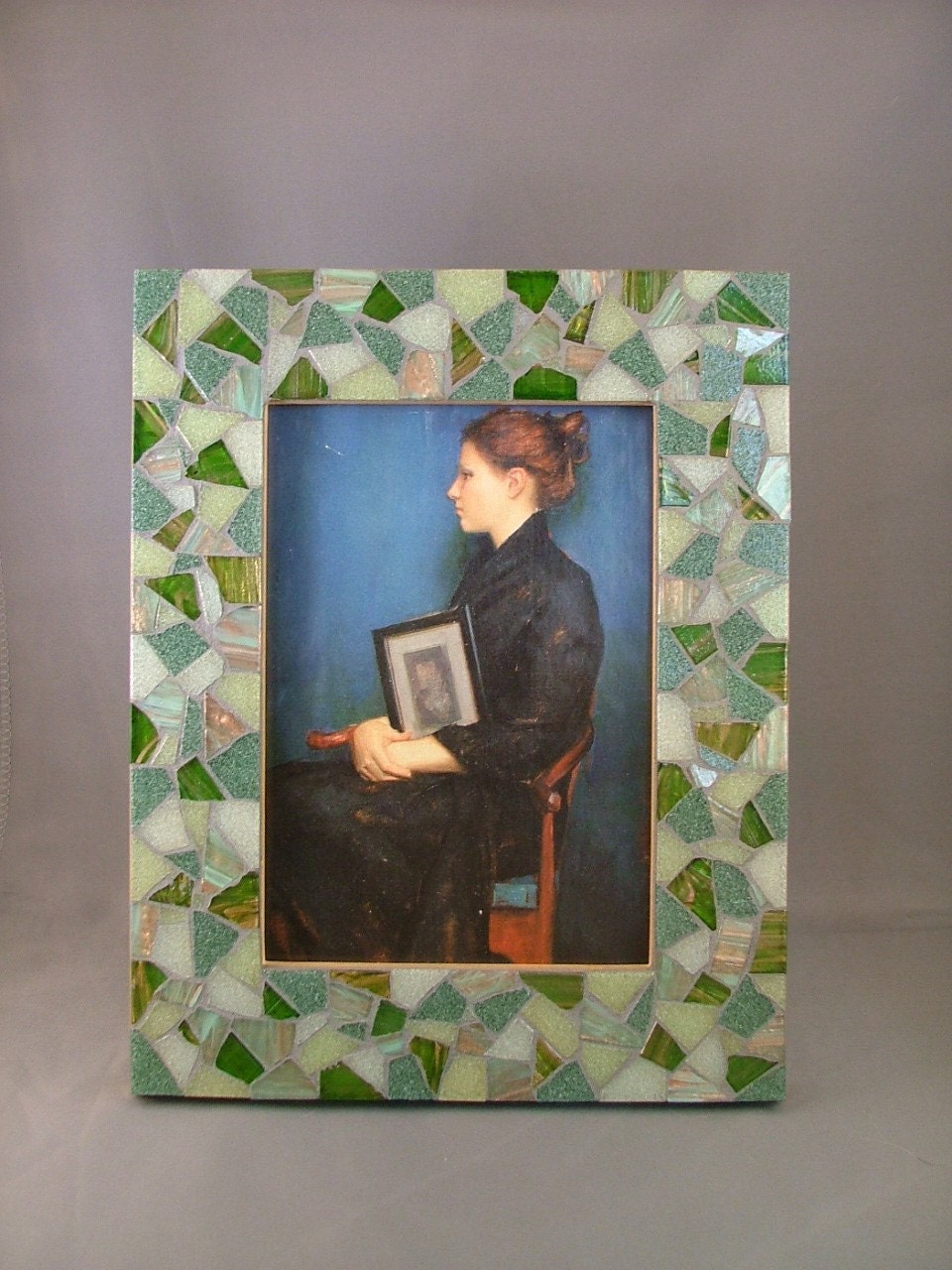 YART SALE- Spanish Moss Mosaic Frame