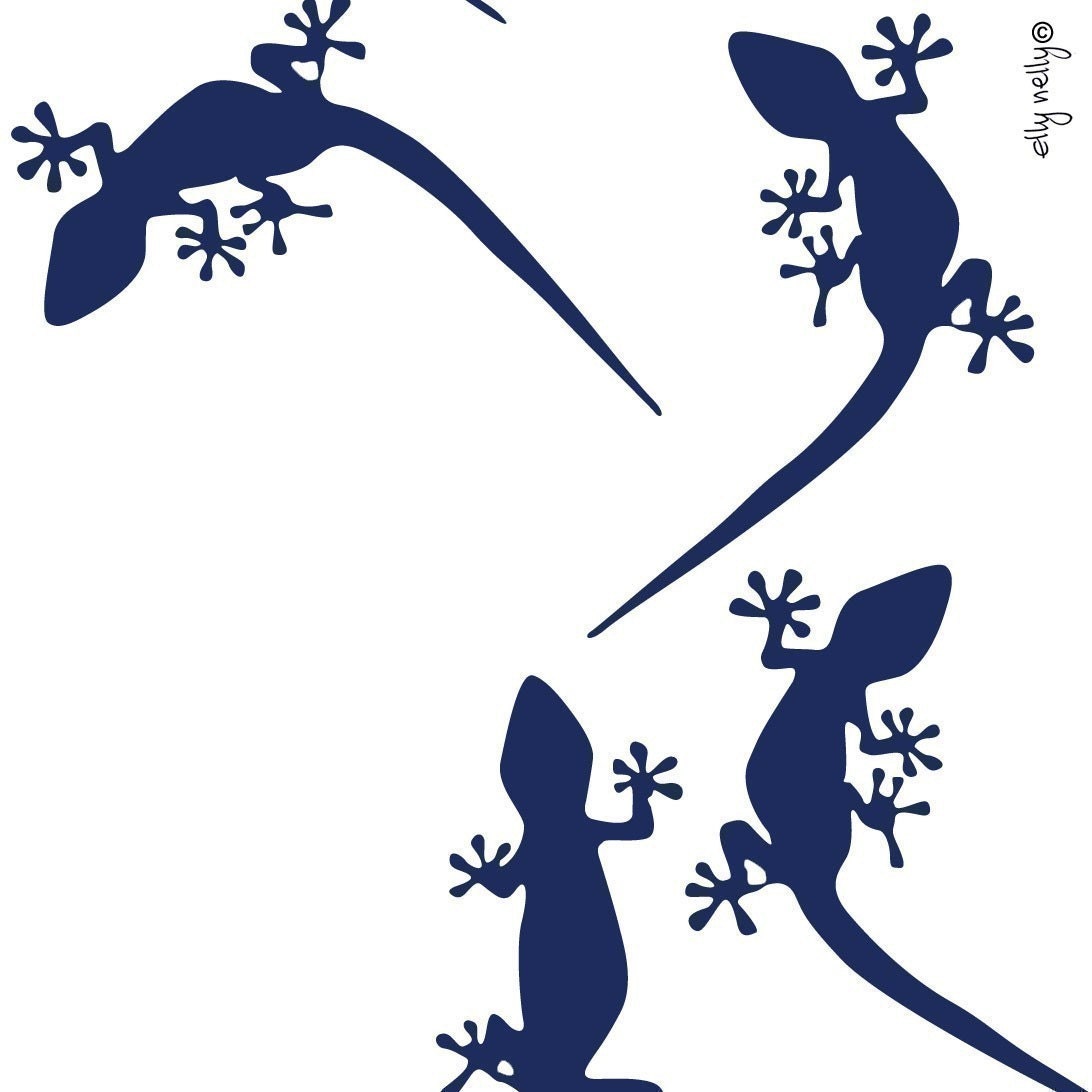 Gecko wall graphic