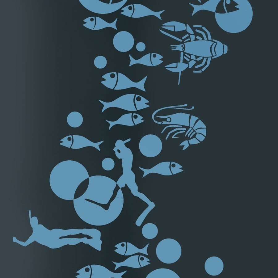 Take A Dip wall graphic