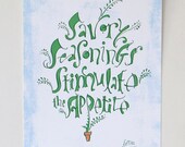 Latin Proverb - Giclee