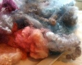 Hand Dyed Border Leicester Wool Fleece MIXED 1.7 oz