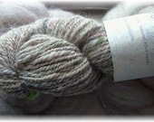 Handspun Textured  Wool Mohair Silk  Yarn  Bulky Weight 130 yards