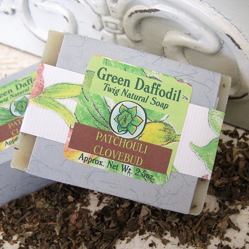 Earthy Patchouli  Clovebud Soap by Twig Natural Soap