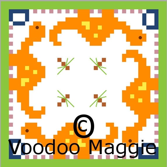 Alphabet Letter D is for...cross Stitch pattern