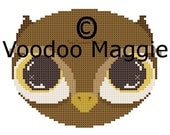 Woodland Owl Cross stitch pattern