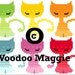 Rainbow kitten cross stitch pattern