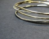 Tangle Bangle 2-tone sterling and gold filled bracelet