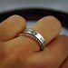 Personalized Rings - Engagement Anniversary Promise Ring - Stacking Bands - handstamped - Marry Me or Marry Me Again