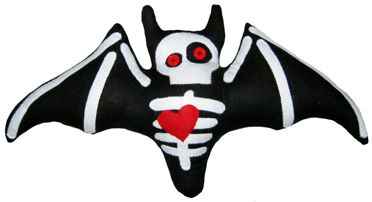 Skeleton Heart Bat
