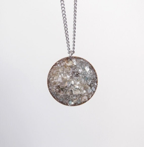 no. 493 - pyrite and star mica necklace