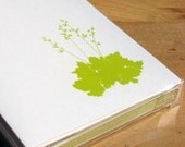 Chartreuse Coral Bells Blank Cards (Set of 8 note cards)