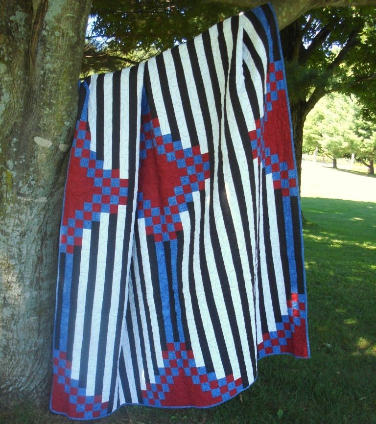 Twin Quilt In  a Native American Design