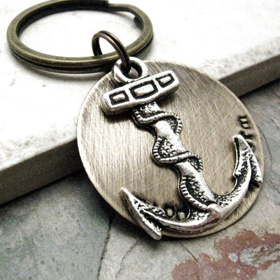 My Port In A Storm Anchor Key Chain, BEST SELLER, customization avail, please ask