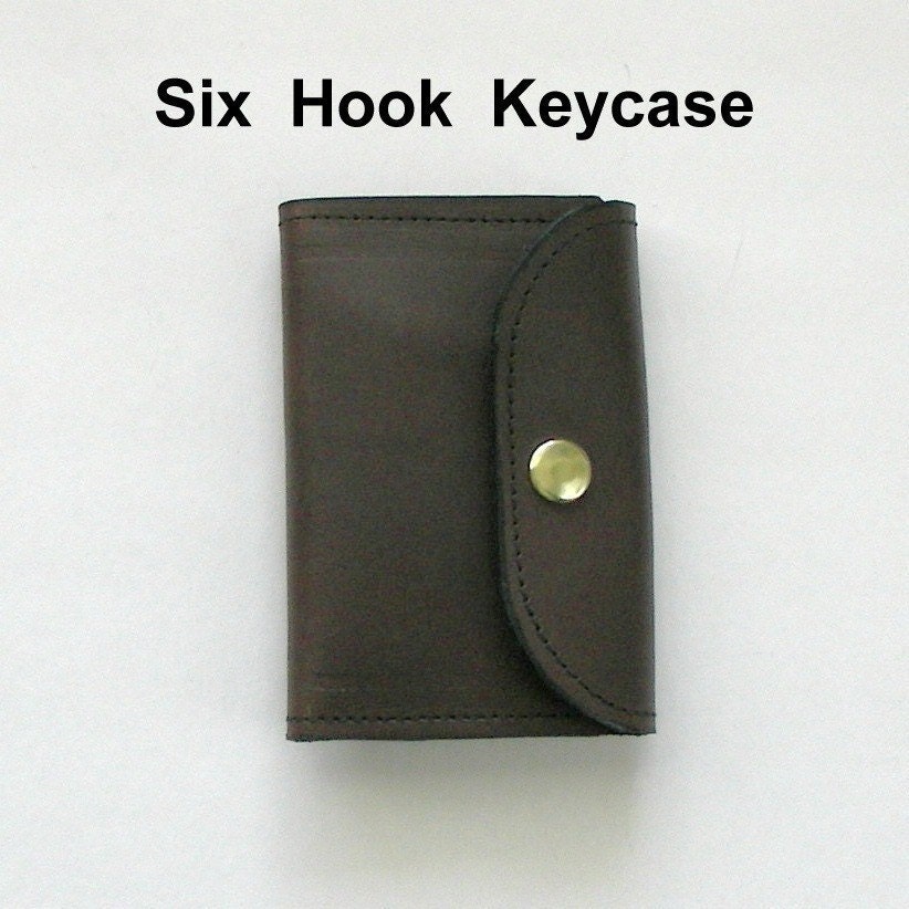 Classic  Leather  Keycase in Brown or Black