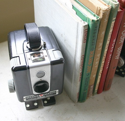 Fun Pair of Repurposed Camera Bookends