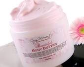Pink Coconut Cream scented Beautiful Body Butter, Paraben Free - with Shea Butter, Cocoa Butter, and Japanese Green Tea (5 oz)