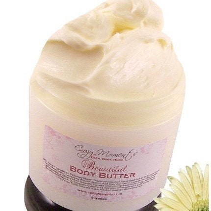 Lemon Sugar scented Beautiful Body Butter, Paraben Free - with Shea Butter, Cocoa Butter, and Japanese Green Tea (5 oz)