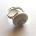 Custom Lovely Shell With Silver Wire Wrapped Ring Simple Adorable Boho