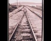 Railroad Tracks, Bellingham- 5x7" 35mm Enlargement Photograph
