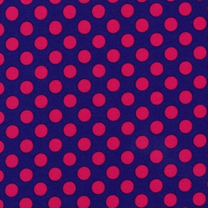 Michael Miller Grape Purple Pink Tadot Ta Dot 1 yard Fabric Polka dots  More Available