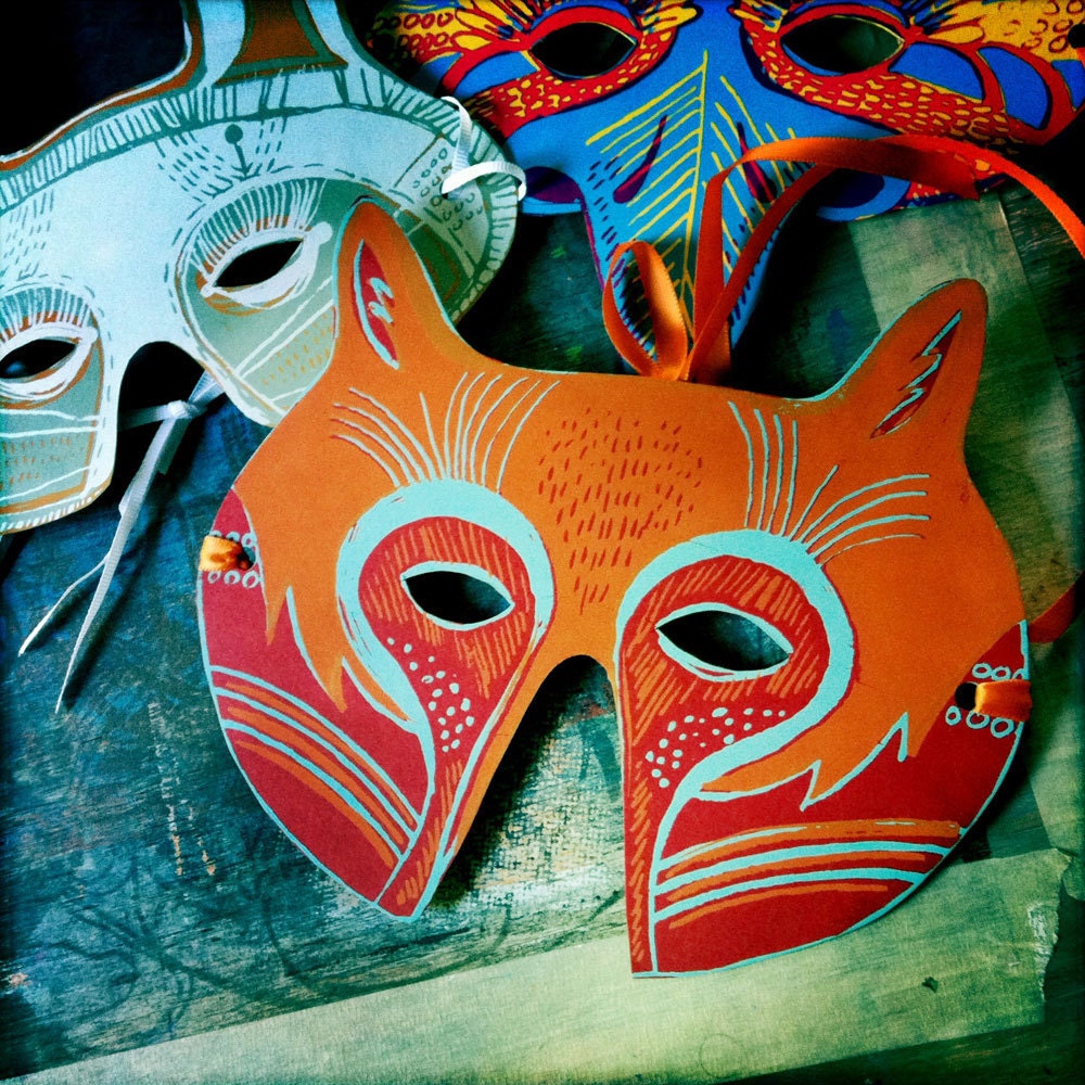 The Right To Be Different - Fox Poster (converts to paper craft mask)