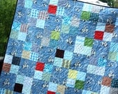Twin Sized Custom Quilt,  Professionally Quilted.  Cotton Batting.  High Quality Designer Cotton Fabric.