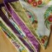 Blue, Green, Purple Surprise Flag Banner, Photo Prop, For a Child's Room or Wedding Decoration, Bunting.