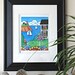 Books and Friends Go Together - Print