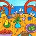Al Fresco Cats - Picnic by the Sea - Print