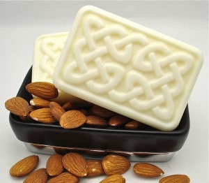 Handmade Glycerin Soap - Almond Joy Fragrance  with Shea Butter and Honey