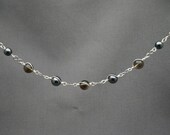 Hematite and Smoky Quartz Necklace