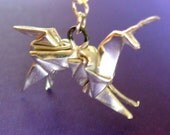 Silver Origami Unicorn Pendant - Blade Runner