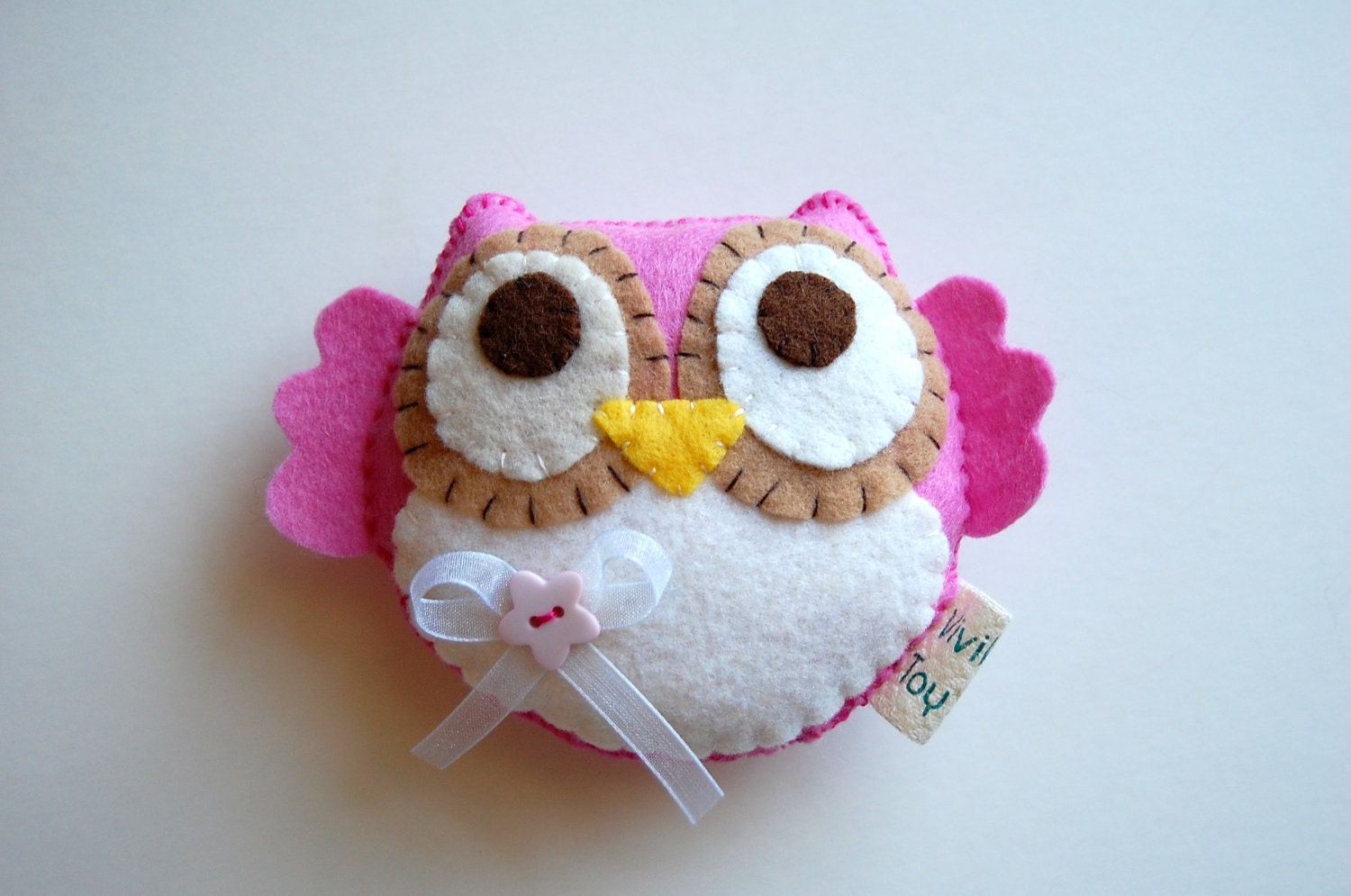 Girlie and Eco Friendly Plush Owl Toy