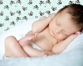 CUSTOM Punk Rock skull or Guitar baby or toddler blanket with your choice of Minky girl boy unisex