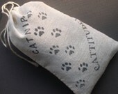 Organic Catnip (Cat Nip) Loose in a Hand Stamped Bag
