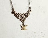 Victorian Affair - delicate romantic necklace - vintage inspired jewelry