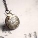 Flight - bird and floral locket necklace