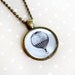 Traveler Necklace - Hot Hair Balloon Vintage Illustration Pendant