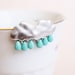 Rain Cloud Stud Earrings - Winter Jewelry - Gift for her under 25