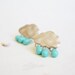 Rain Cloud Stud Earrings - Winter Jewelry - Gift for her under 25