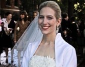 Grace Modern Vintage Silk Bridal Shrug Bolero - Custom Made to Order Wedding Dress Accessory