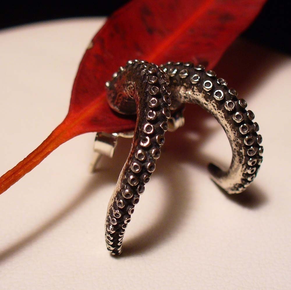 Tentacle Earrings Unmatched - Legs and Curvaceous