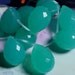 Sea blue quartz faceted teardrop briolette 25x18mm, 2 pcs (item ID L05SQFT25)