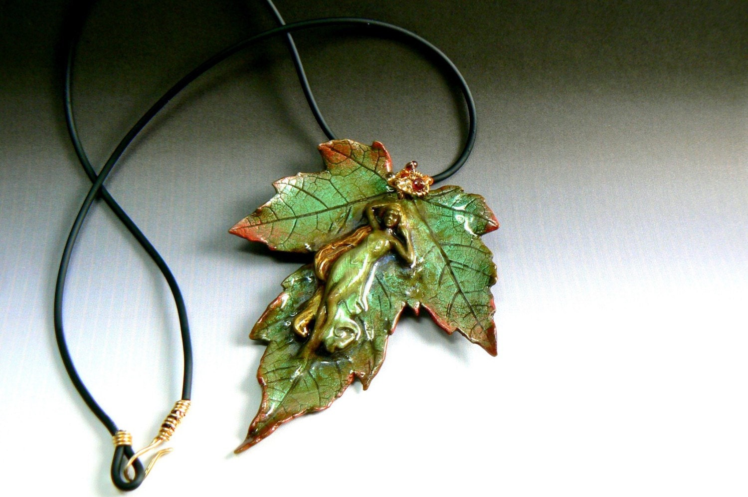 Custom Nature Spirit pendant/ornament