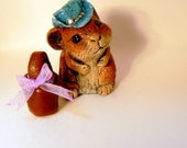 one of a kind sculpted miniature mouse