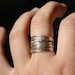 Sterling silver stacking rings set of 15