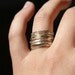 Sterling silver stacking rings set of 15