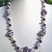 Amethyst and Lampwork Shells Necklace